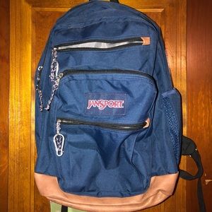 Navy Blue Jansport Backpack